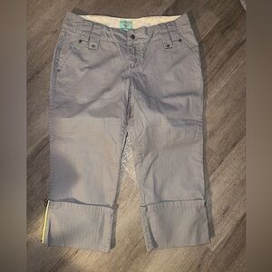 Gray Ankle-Length Women's Jeans